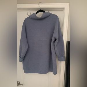 free people Ottoman Slouchy Tunic - Light Denim Blue - SzL - Excellent Condition